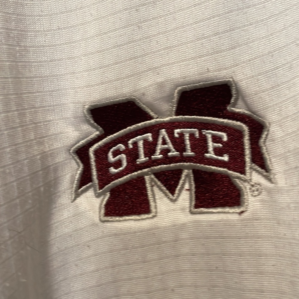 Drake jacket. Mississippi State logo used cont. worn a few times. Lg - Picture 3 of 8